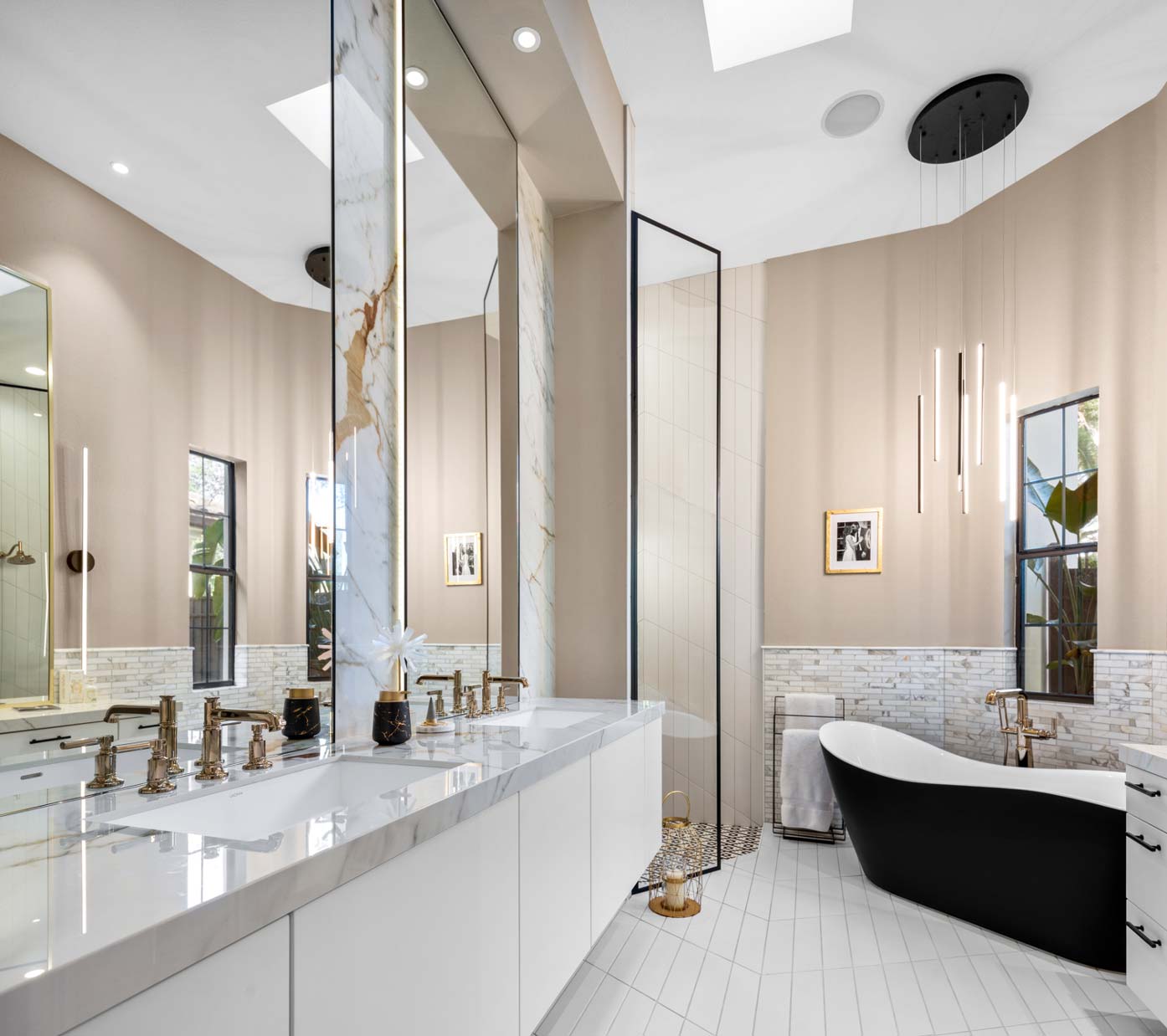 12-6-22-A-Modern-Bathroom-Mediterranean-Style-Home-P1 modern bathroom with slipper tub in winter park fl