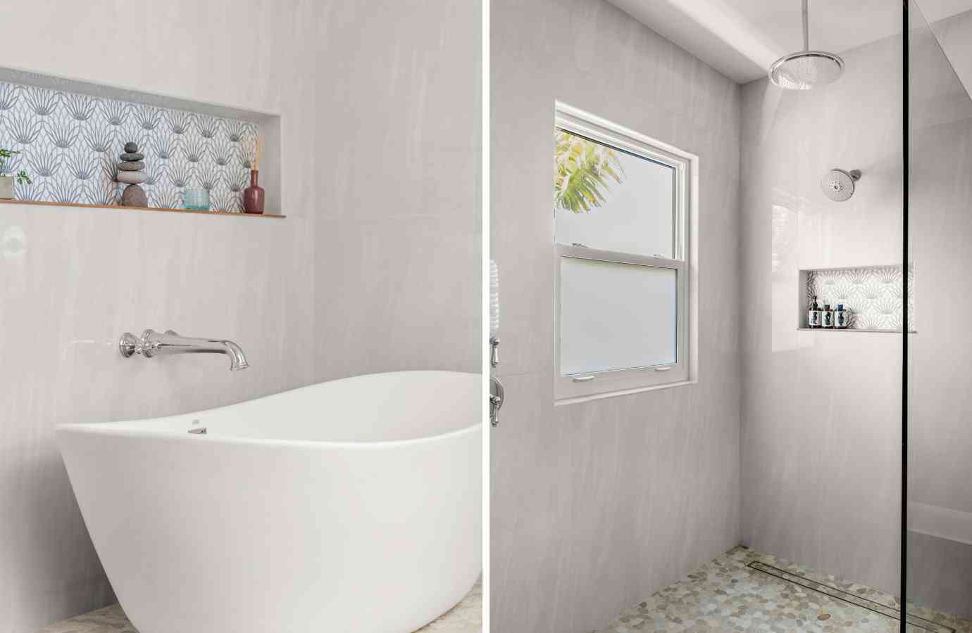 3 tub in shower