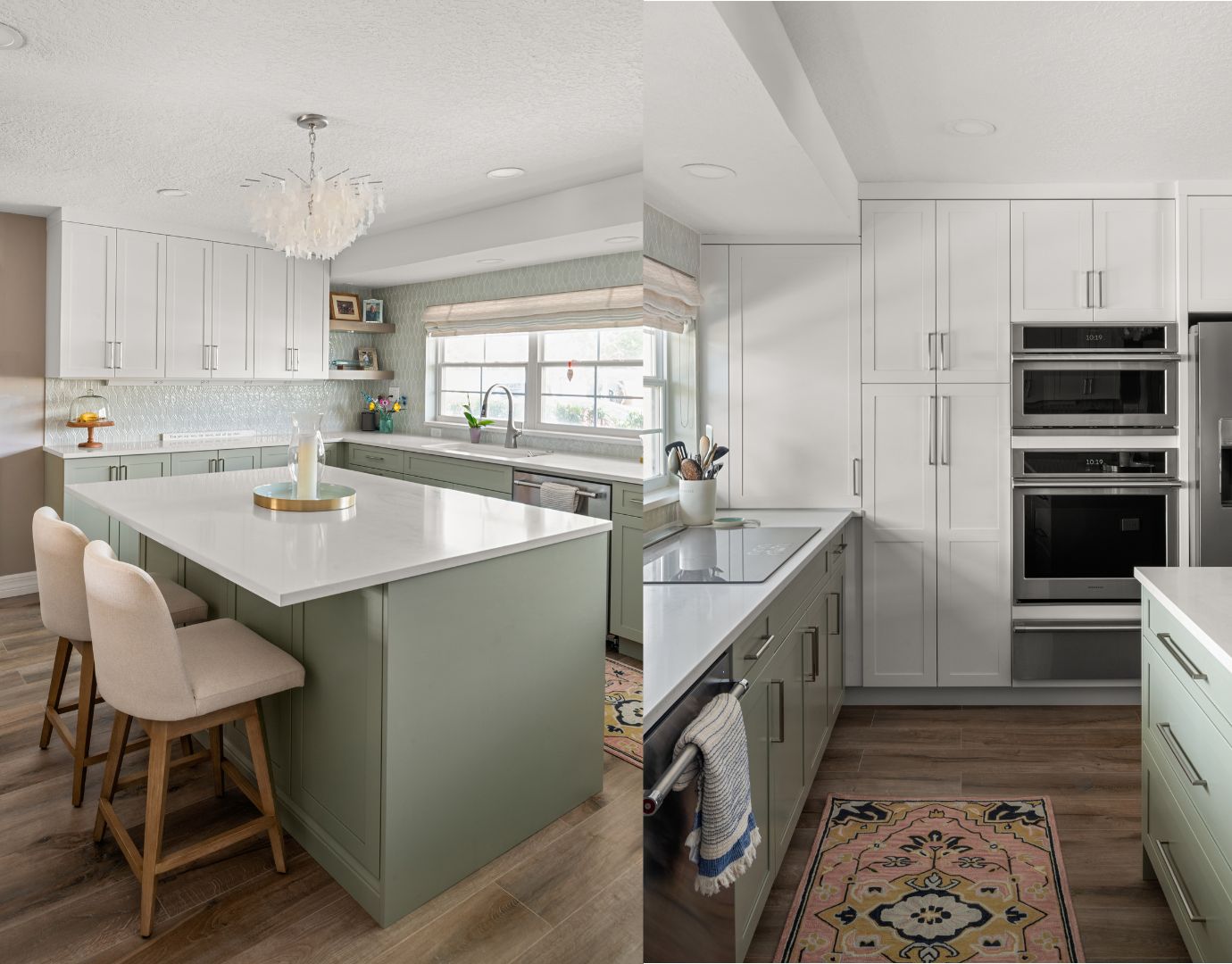 klaproth-kitchen-remodel kitchen remodel with green cabinets in winter park fl